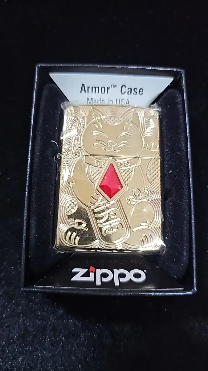 (새상품) ZIPPO 지포 LUCKY CAT 정품